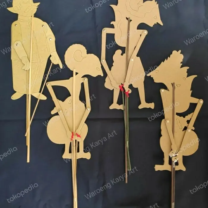 satuan wayang kertas karton hard board, | prakarya edukasi anak SD SMP SMA