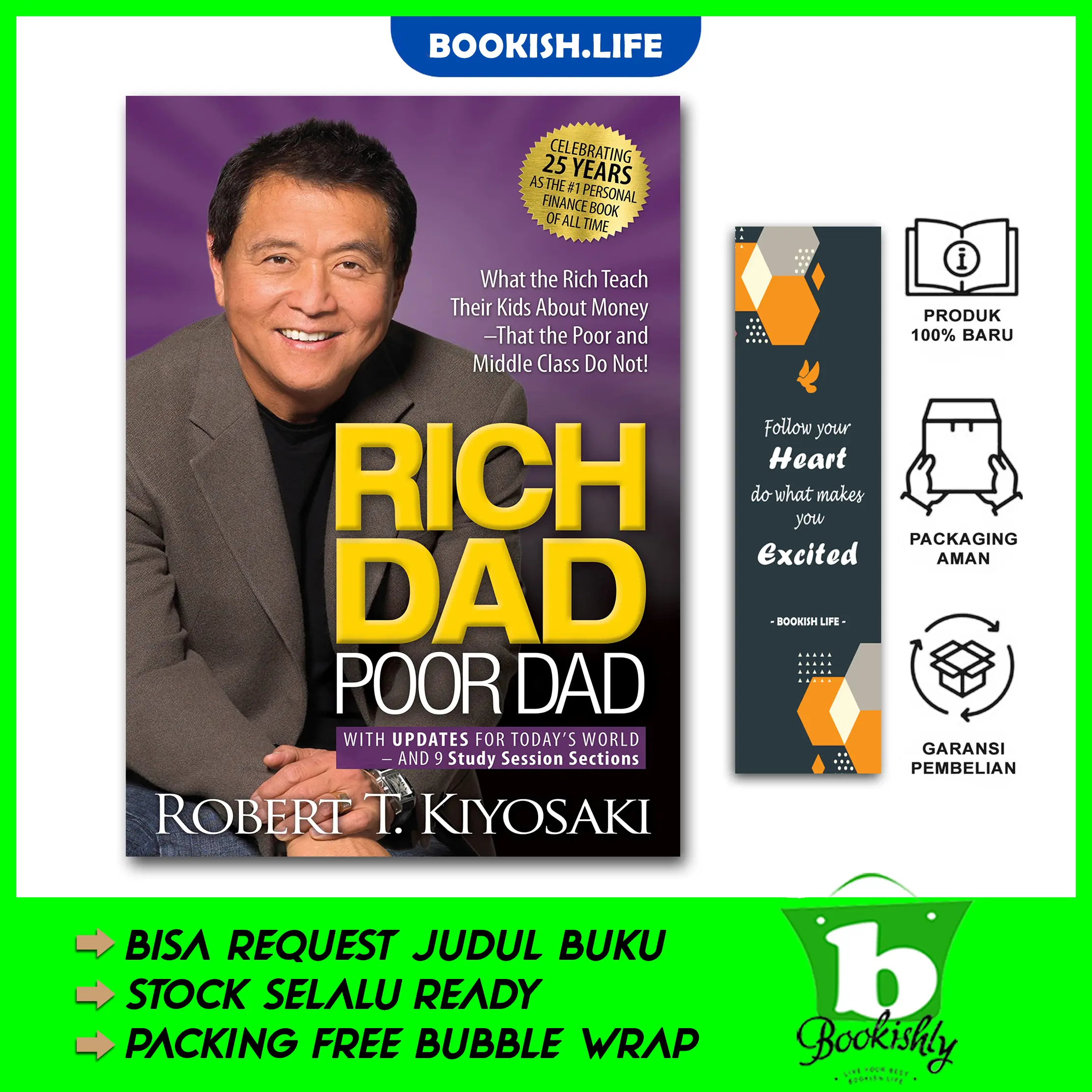Rich Dad Poor Dad - Robert T. Kiyosaki (English/Indonesia)