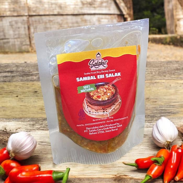 Gambar Sambal Ebi Salak Homemade Tanpa Pengawet Ekonomis 200 gram dari Salaku_NEW Kota Bekasi Tokopedia