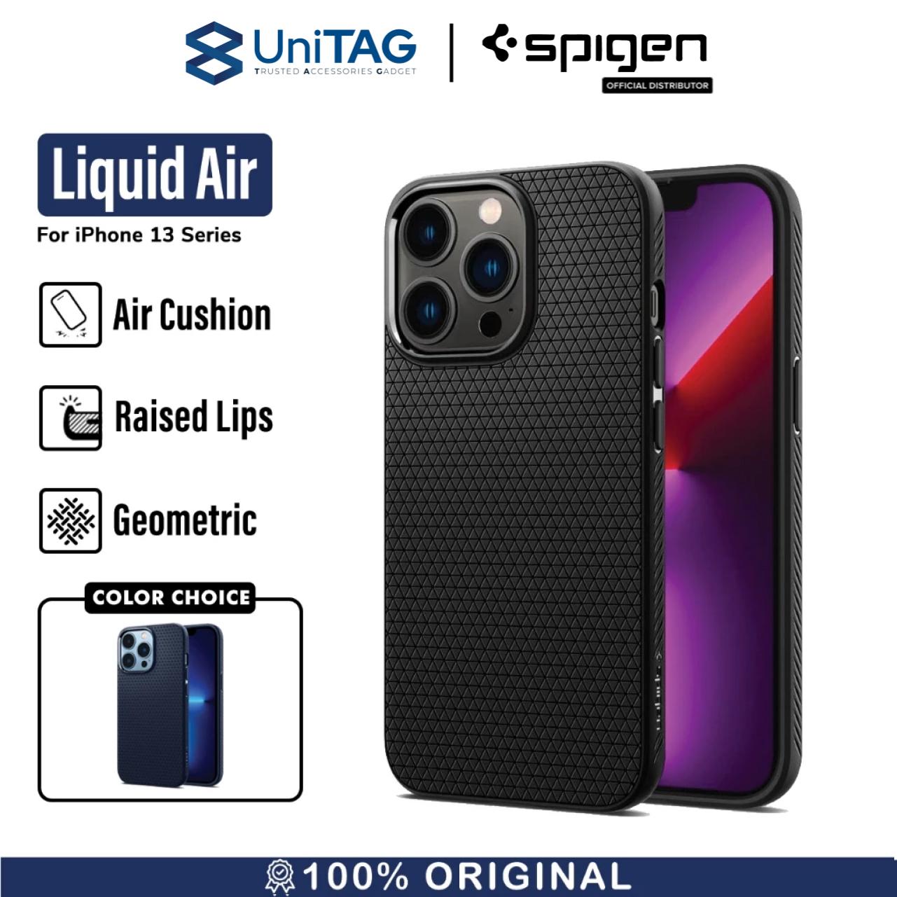 Spigen iPhone 13 Case Liquid Air - Matte Black ACS03519-1