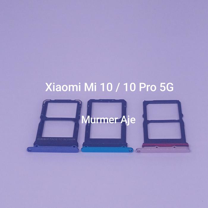 Gambar Sim card tray slot sim card xiaomi mi 10 oem - Green dari Murmeraje Kota Tangerang Tokopedia