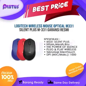 Logitec Mouse M331 Wireless Silent Plus Garansi Resmi