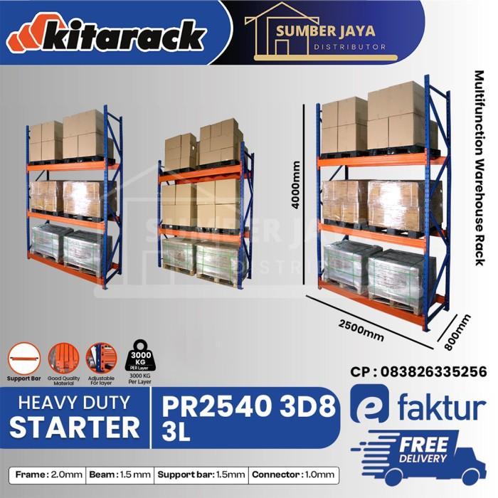 Jual Rak Palet 3 TON/Layer - Pallet Rack Heavy Duty KITARACK Panjang 2 ...
