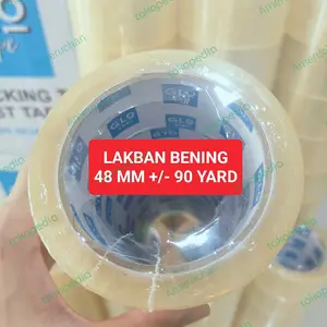 Lakban bening 48mm packing kualitas kuat