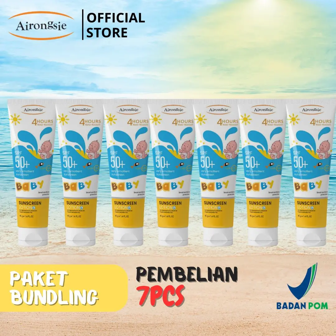 [BPOM] Sunscreen Anak baby kids spf 50 PA +++ AIRONGSIE Melindungi Kulit Anak
