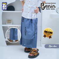 Gambar Little Zizu - Sarung Anak Instan Batik Motif Sarwon Sarung Banin Bahan Katun Mikro Karet Elastis Pinggang - Hitam, S dari Little Zizu Kota Depok 5 Tokopedia