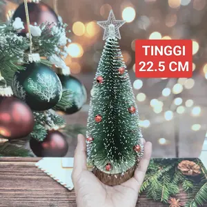 Pohon Natal Bintang 22.5 cm Hiasan Pajangan Souvenir Natal