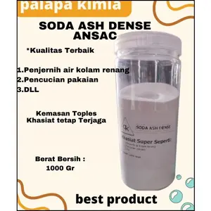 SODA ASH DENSE KEMASAN TOPLES 1 KG DAN 500 GR