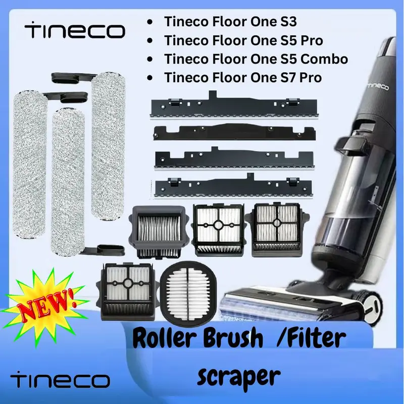 Tineco Floor One S3 S5 Pro S5 Combo S7 Pro Filter  Roller Brush 0
