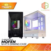 Gambar CASING CUBE GAMING MOFEN - Mid Tower mATX Case Tempered Glass (Free 3x RGB Fan) dari Techno Computer Bali Kota Denpasar 1 Tokopedia