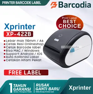 Printer Barcode Thermal Label Sticker Xprinter XP-422B | 422B 110MM / A6