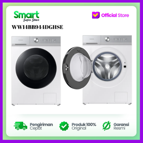Gambar SAMSUNG WW14BB944DGHSE 14kg Bespoke AI Laundry Front-load Washer QuickDrive dari Smart Superstore Kota Administrasi Jakarta Selatan Tokopedia