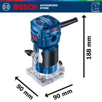 Gambar Bosch Mini Router / Trimmer Listrik 6mm 550Watt GKF 550 - UNIT ONLY dari Bosch Tools Authorized MGK Kota Administrasi Jakarta Barat 5 Tokopedia