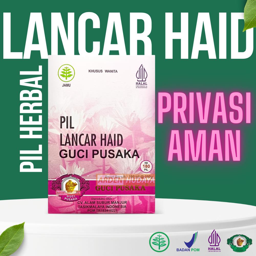 PIL JAMU LANCAR HAID GUCI PUSAKA