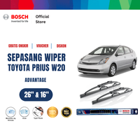 Gambar Bosch Sepasang Wiper Mobil Toyota Prius W20 (2009) Advantage 26" & 16" dari Bosch Automotive Kab. Bekasi 1 Tokopedia