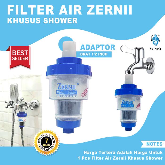 Gambar Filter Air Zernii Khusus Shower Zerni penyaring penjernih Kran Air dari YuThena Kota Administrasi Jakarta Barat Tokopedia