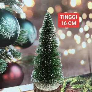 Pohon Natal Kecil Christmas Tree 16 cm Dekorasi Souvenir Natal Kado Hadiah Pajangan