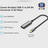 Gambar Vention Kabel Converter USB C To DP Display Port 8K Ultar HD - CRG dari Vention Authorized Bandung Kota Bandung 2 Tokopedia