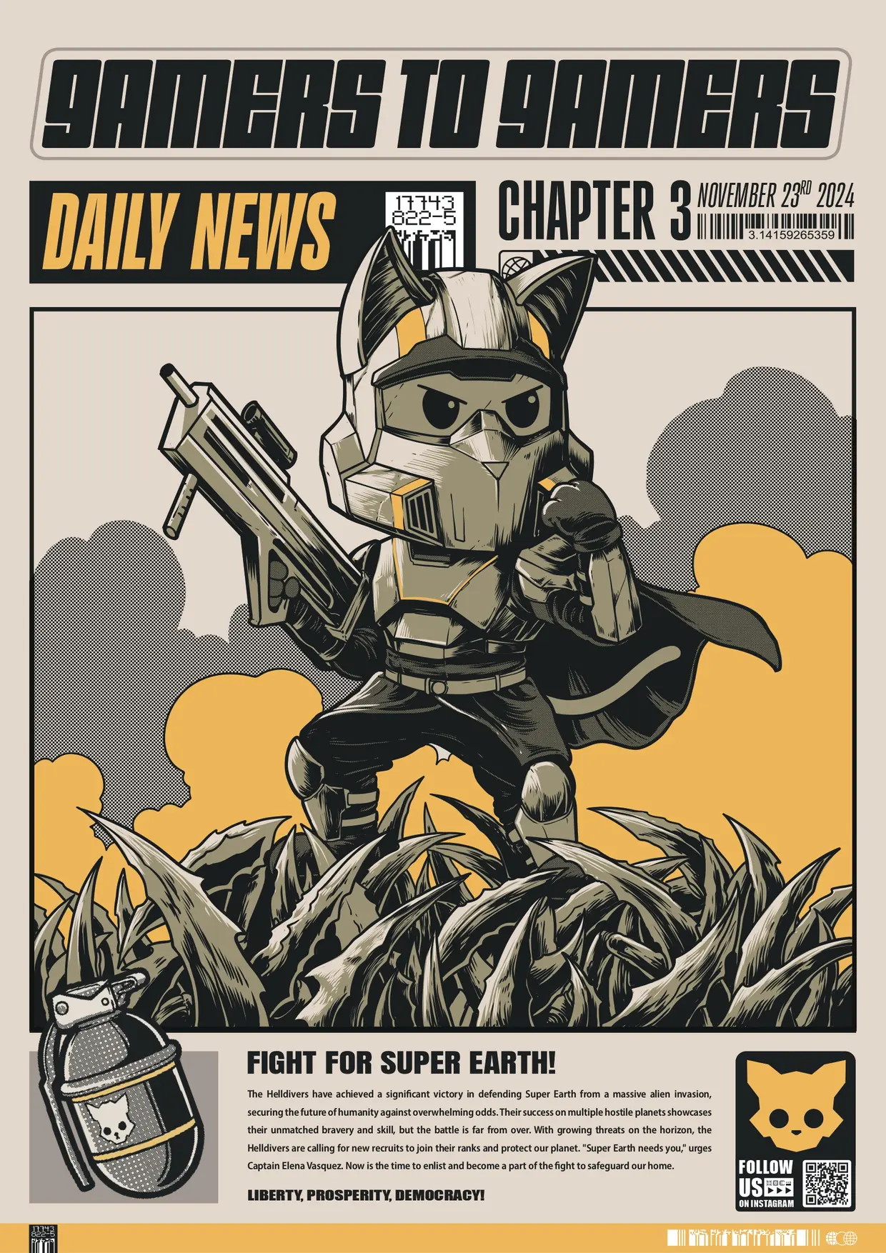 Poster G2G A3 & A4 - Official Merchandise G2G 2024 I The Lazy Monday Merchandise