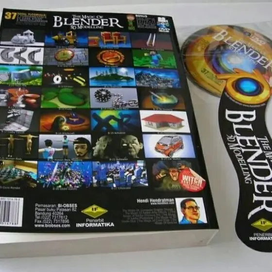 THE MAGIC OF BLENDER 3D MODELLING 37 TOTAL TUTORIALS + DVD 1