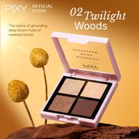 Gambar PIXY Wanderlust Quad Eyeshadow - Twilight Woods dari Pixy Official Store Kota Administrasi Jakarta Barat 4 Tokopedia