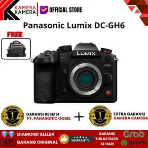 Panasonic Lumix GH6 Mirrorless Camera Body Only - Garansi Resmi