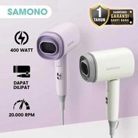 Gambar Hair Dryer SAMONO SW-HD30 Putih & Ungu 400W Low Watt - Hairdryer - WHITE dari samitech.id Kab. Ponorogo 3 Tokopedia