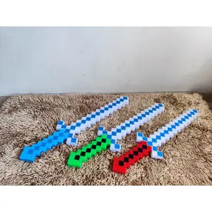 Mainan Edukasi Anak Minecraft Sword LED + Sound