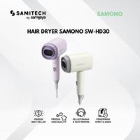 Gambar Hair Dryer SAMONO SW-HD30 Putih & Ungu 400W Low Watt - Hairdryer - WHITE dari samitech.id Kab. Ponorogo 1 Tokopedia