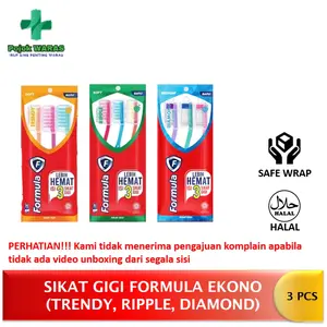 FORMULA SIKAT GIGI KEMASAN HEMAT ISI 3 - DIAMOND RIPPLE
