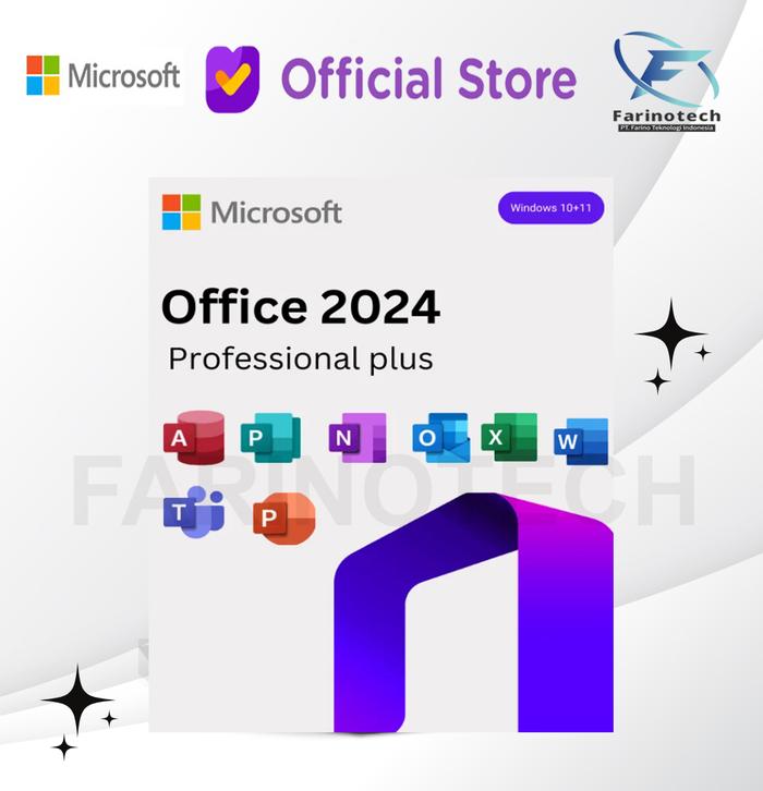 Gambar Microsoft Office 2024 Original Professional Plus License Key - Office 2024 dari Farinotech Kota Administrasi Jakarta Selatan Tokopedia