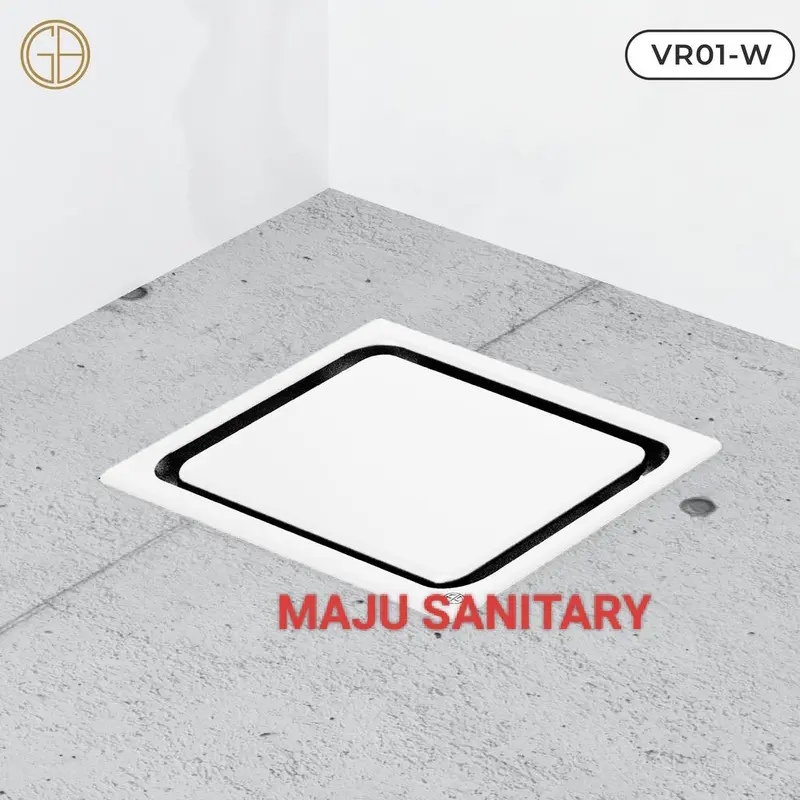 VR01-W smart floor drain putih ORIGINAL GERMANY BRILLIANT 0