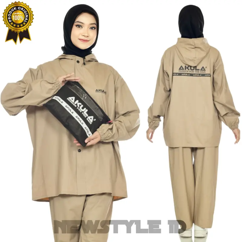 JAS HUJAN SETELAN DEWASA PRIA WANITA ANTI REMBES TERBAIK BY AKULA 0