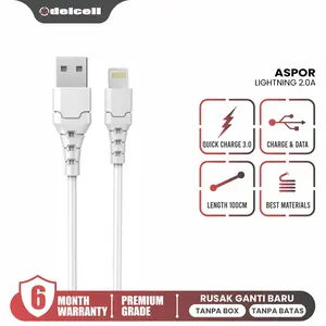 Kabel ASPOR 100cm Fast Chrging 3A Plus Data