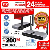 Gambar PX WTR-PRO3 Wireless HDMI Extender Audio Video Transmitter Receiver dari Vidsen Online Kota Administrasi Jakarta Pusat 1 Tokopedia