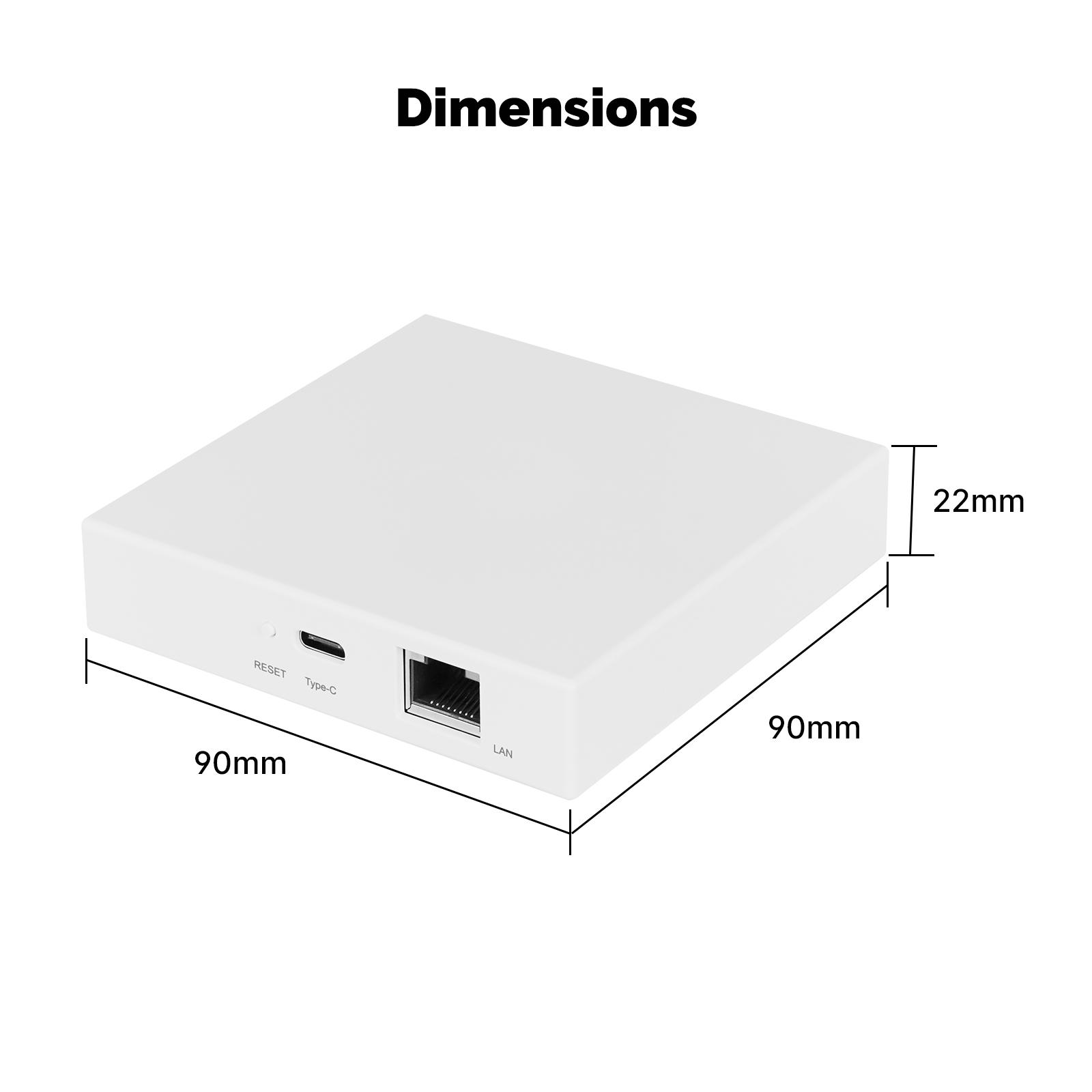 Matter Protocol Smart Home Zigbee Gateway, Thread Protocol, App Remote Wired Smart Gateway