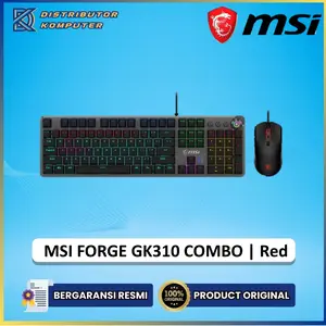 MSI FORGE GK310 COMBO | Red Switches Gaming Gear