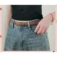 Gambar Gesper Ikat pinggang Belt wanita Vintage Bahan PU kulit tebal - Hitam dari NHM Online Kota Bekasi 1 Tokopedia