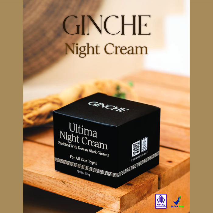 Gambar GINCHE Ultima Night Cream Enriched with Korean Black Ginseng dari GINCHE Cosmetics Kab. Bekasi Tokopedia
