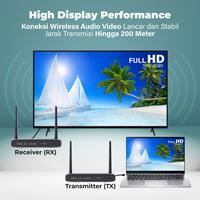 Gambar PX WTR-PRO3 Wireless HDMI Extender Audio Video Transmitter Receiver dari Vidsen Online Kota Administrasi Jakarta Pusat 3 Tokopedia
