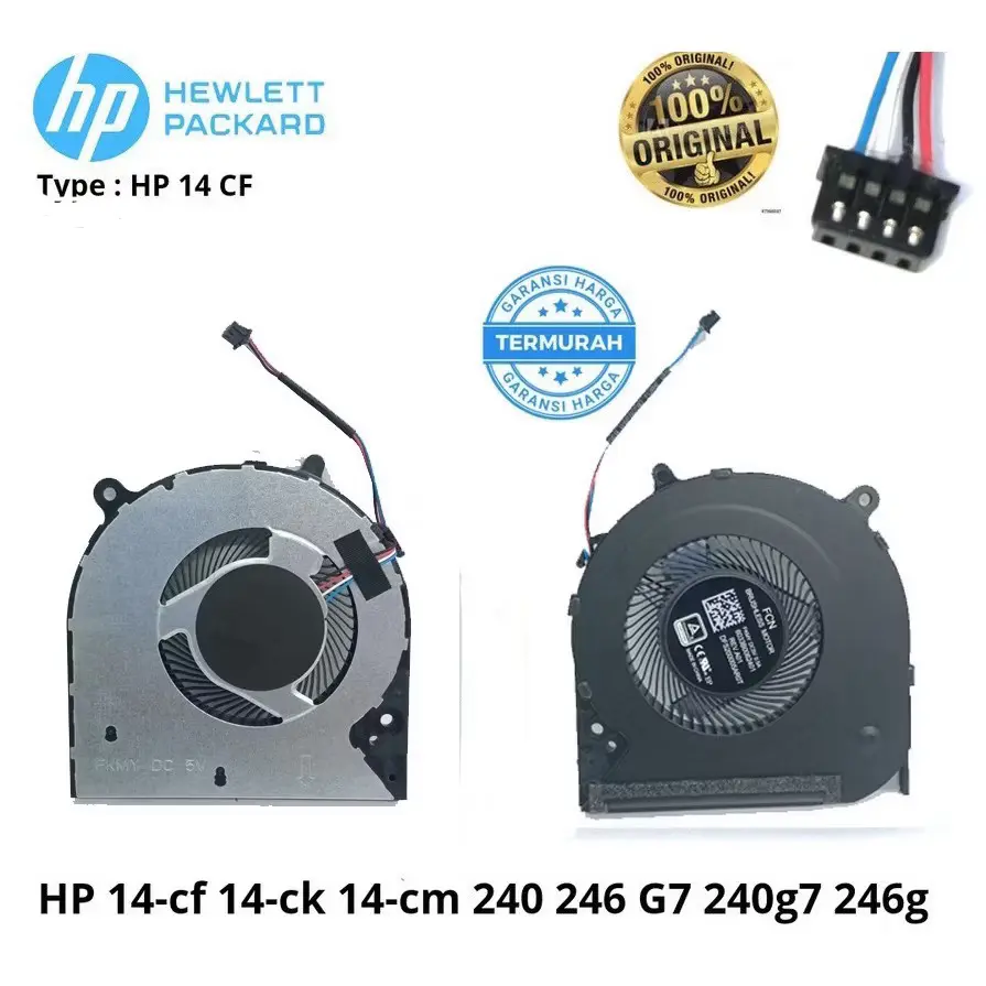 Kipas Fan Laptop HP 14S-Cf 14-Cf 14-Ck 14-Cm 14S-Dp 14-DK 14-DK 14-MA
