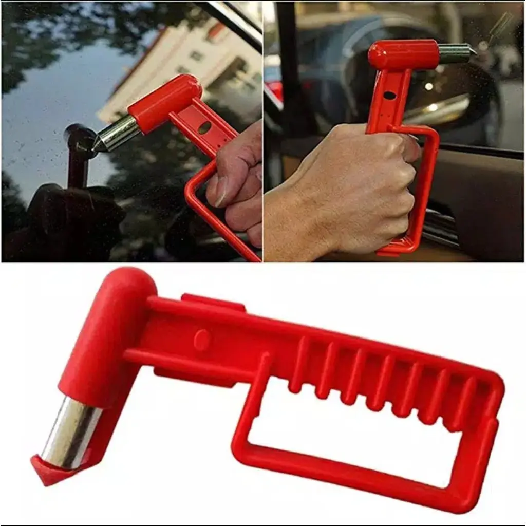 PALU Pemecah KACA Darurat Mobil EMERGENCY Hammer HM-306