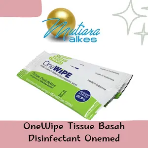 1Box Tissue Basah Disinfektan Onewipe - One Wipe Alkohol Antibakterial