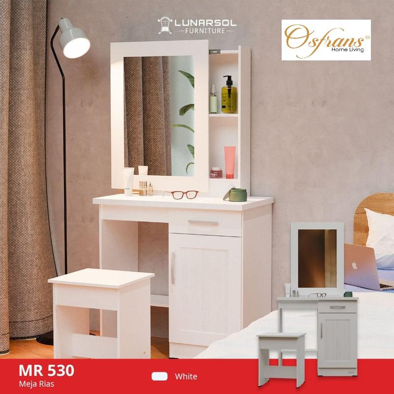 Lunar Meja Rias Pintu Sleding Sliding MR 530 HARGA PABRIK 1