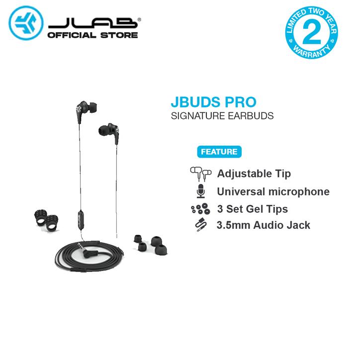 Promo JLab JBuds Pro Earphone Headset Handsfree Earbuds Ultra Bass ...
