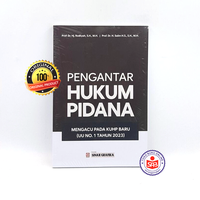 Gambar Pengantar Hukum Pidana Mengacu Pada KUHP Baru UU No. 1 Tahun 2023 - Rodliyah dari Social Agency Baru Kota Yogyakarta 1 Tokopedia