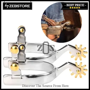 Jalu Spur Gerigi Rowel Swan Neck Berkuda Horse Equestrian