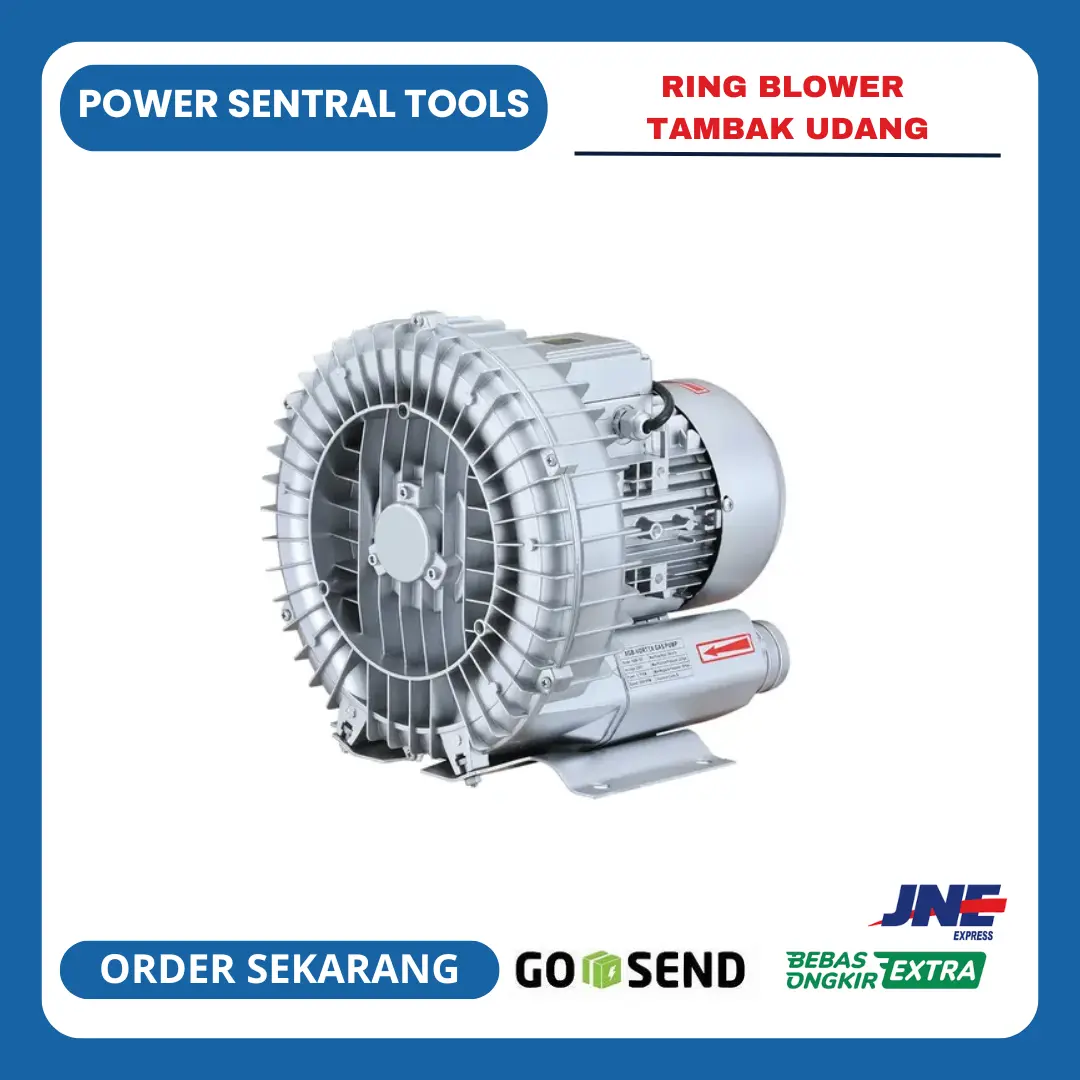 Ring Blower 2HP 1500 Watt 1,5 KW 2 Hp 220V Rotor Blower Tambak Ikan - 380V