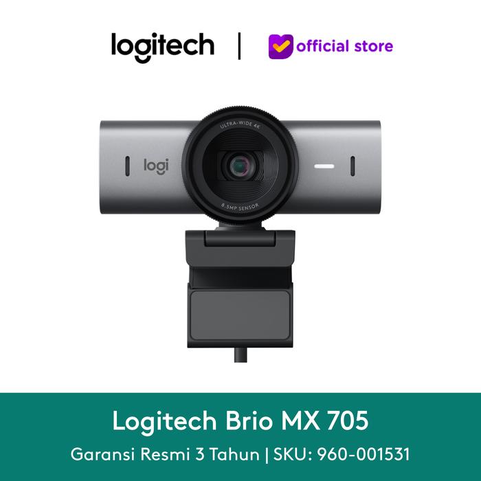 Gambar Logitech Webcam MX Brio 705 For Business 4K Garansi Resmi Logitech 3 Tahun dari Logitech B2B Store Kota Administrasi Jakarta Pusat Tokopedia