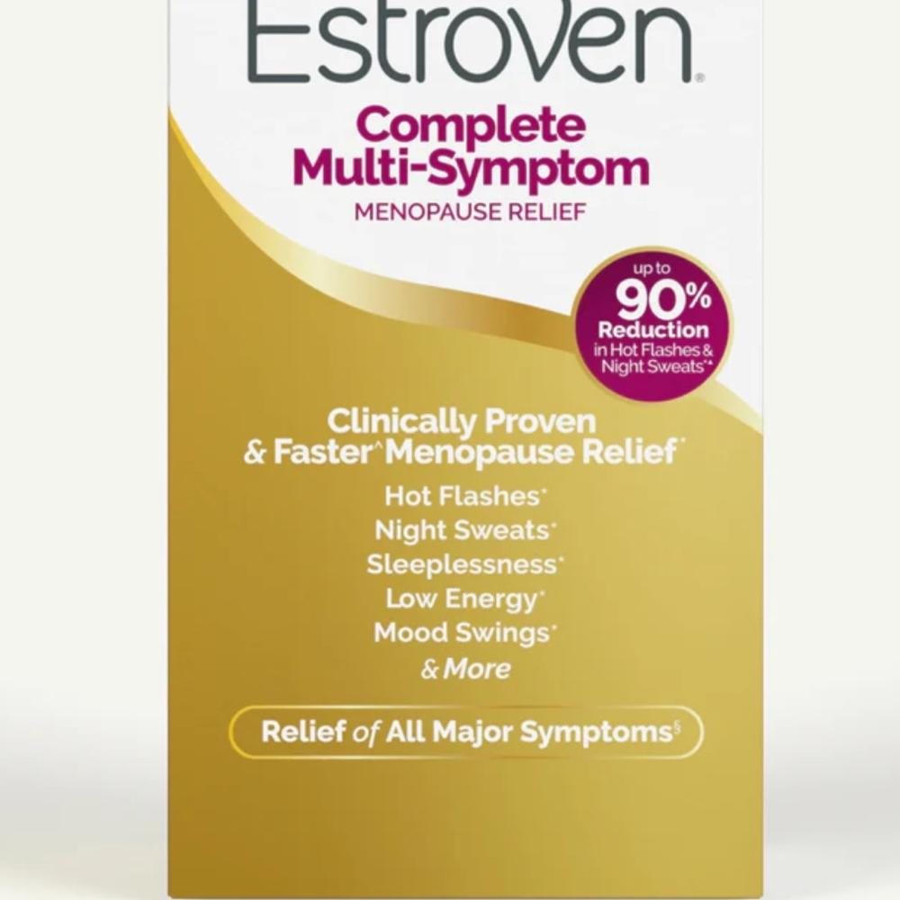 estroven complete multi symtom menopause relief hot flashes  relief